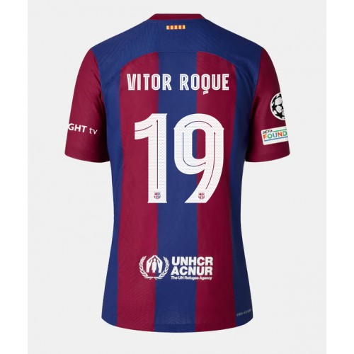 Barcelona Vitor Roque #19 Domaci Dres za Ženska 2023-24 Kratak Rukav